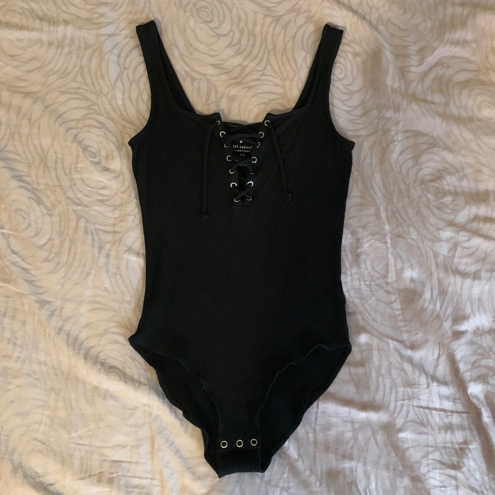American eagle lace-up bodysuit